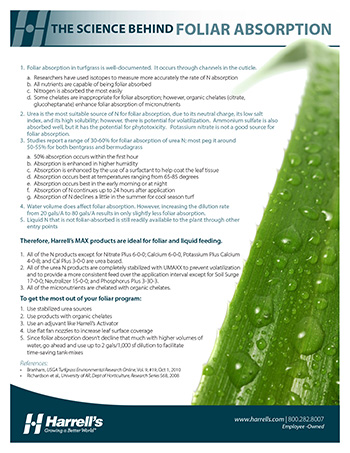 The Science Behind Foliar Absorption
